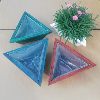 Vanerikolmio ruukku 80 kpl setti